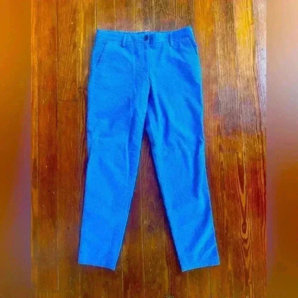 Talbots Women’s 4 Girlfriend Stretch Chino Straight Leg Cobalt Blue - Picture 2 of 10